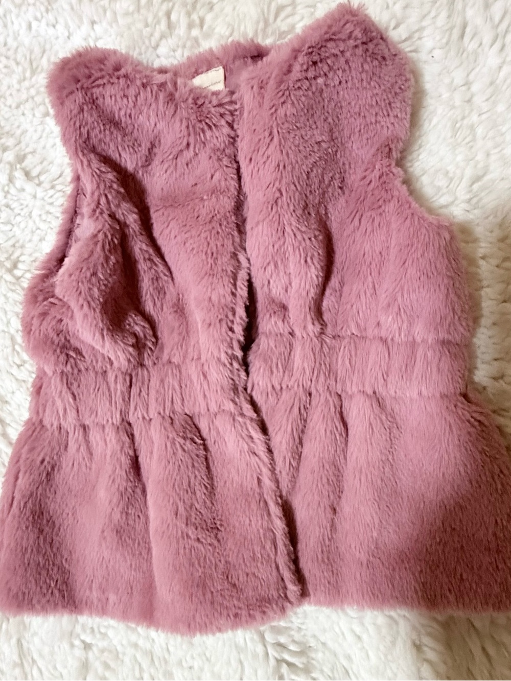 First Impressions Pink Faux Fur Lined Jacket